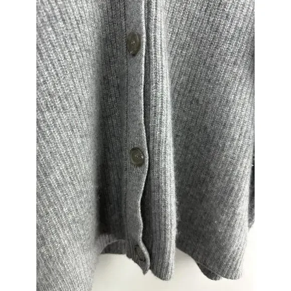 Jenni Kayne Cashmere Cocoon Cardigan Heather Grey Women’s Plus Size 1X Oversized - Picture 4 of 16